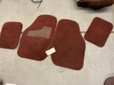 MK3 Toyota Supra Maroon Floor Mats Set