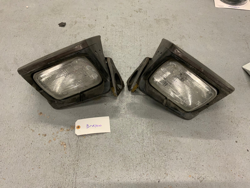 Headlight Buckets with bezels and lights