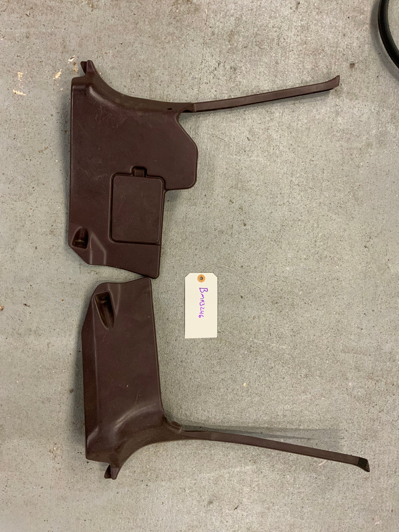 Maroon MKIII Toyota Supra Kick Panel Trim