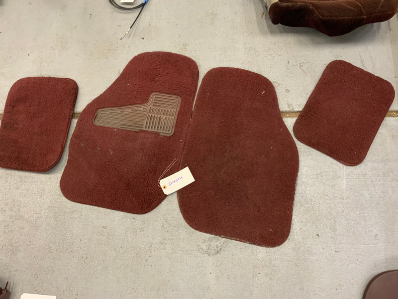 MK3 Toyota Supra Maroon Floor Mats Set