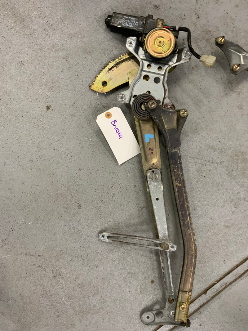 1989 MK3 Toyota Supra Left Side Window Regulator