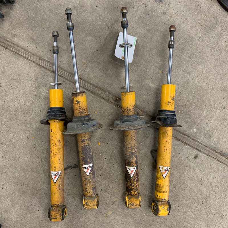 Set of 4 Koni Yellow Adjustable Shocks